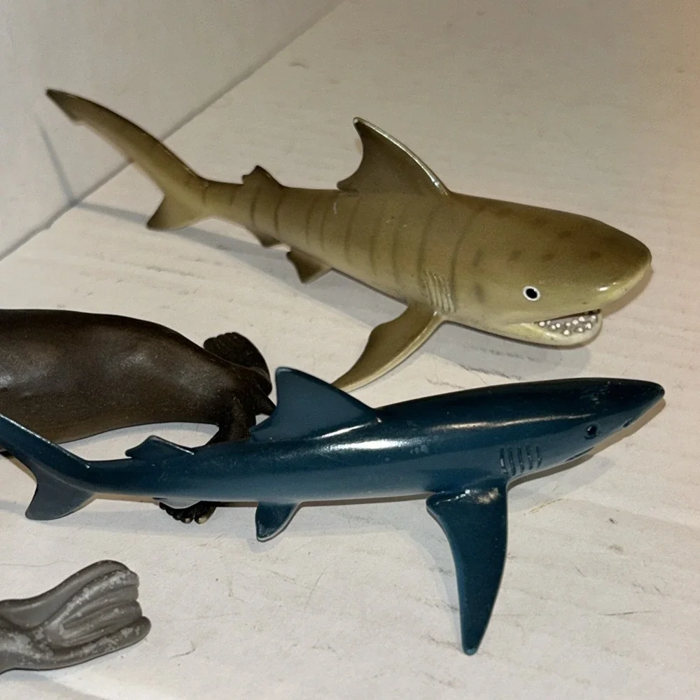 Schleich Sea Life Marine Plastic Animals‎ Seal, Sea Lion, Sharks Toys B3